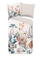 Good Morning Dekbedovertrek "bloemen" - Multi - (135x200 cm) - Katoen Flanel