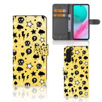 Telefoonhoesje met Naam Samsung Galaxy M54 Punk Geel