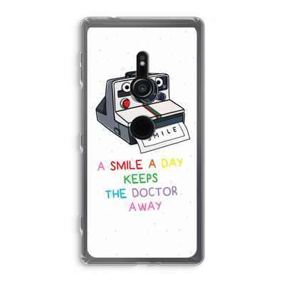 Smile: Sony Xperia XZ2 Transparant Hoesje