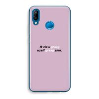 uzelf graag zien: Huawei P20 Lite Transparant Hoesje