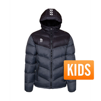 Robey - Performance Padded Jas - Zwart/ Grijs - Kinderen