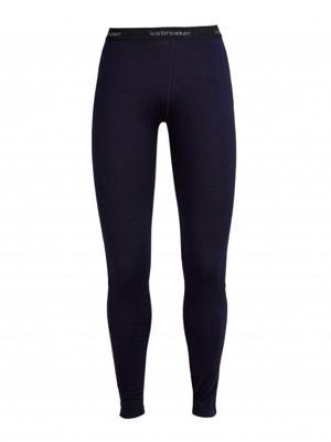 Icebreaker 260 Tech Leggings Dames Thermobroek Midnight Navy XS