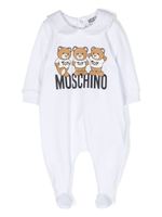 Moschino Kids body à motif Teddy Bear - Blanc - thumbnail