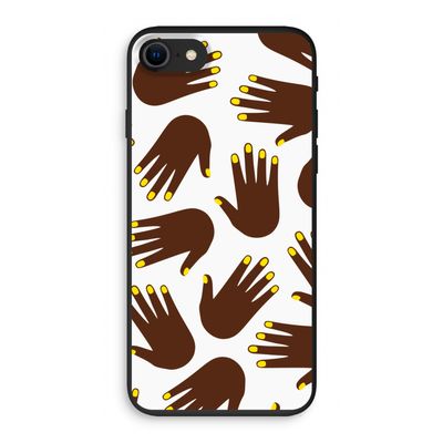 Hands dark: iPhone 7 Biologisch afbreekbaar hoesje