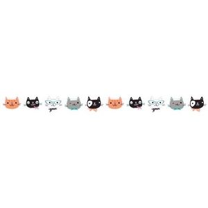 Katten/poezen thema slinger 170 cm
