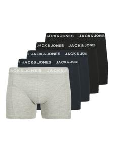 Jack & Jones Jack & Jones Heren Boxershorts Effen Trunks JACANTHONY 5-Pack