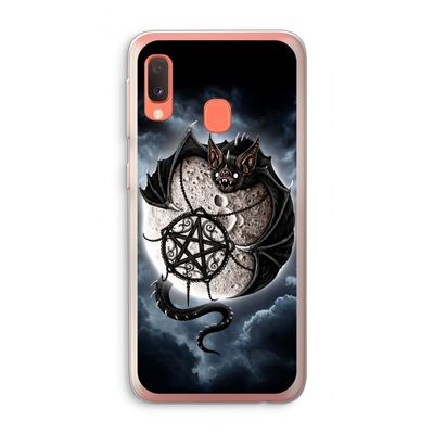 Volle maan: Samsung Galaxy A20e Transparant Hoesje