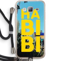 Habibi Majorelle : Samsung Galaxy J3 (2016) Transparant Hoesje met koord