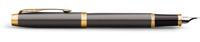 Parker IM Premium vulpen, grijs GT, medium, giftbox Parker IM Premium vulpen, grijs GT, medium, giftbox