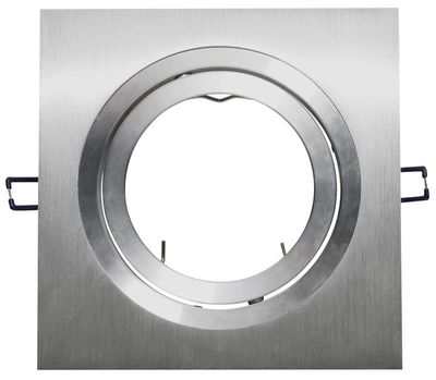 AR111 armatuur inbouw 1 voudig rond 180mm aluminium vierkant 148-031 Tronix