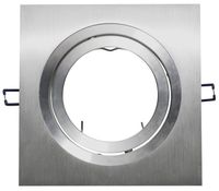 AR111 armatuur inbouw 1 voudig rond 180mm aluminium vierkant 148-031 Tronix