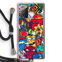 No Rules: Samsung Galaxy Note 20 / Note 20 5G Transparant Hoesje met koord