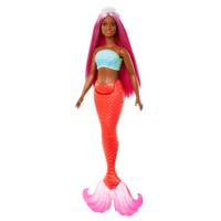 Mattel Dreamtopia - Zeemeerminpop - Kleurrijk haar - thumbnail
