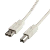 ITB RO11.99.8831 USB-kabel 3 m USB 2.0 USB A USB B Wit - thumbnail