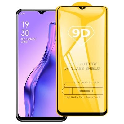 Voor OPPO A8 9D Full Glue Full Screen Tempered Glass Film