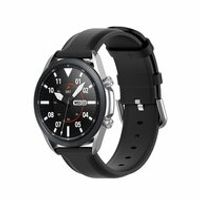 Classic leren bandje - Zwart - Samsung Galaxy Watch 3 - 41mm - thumbnail