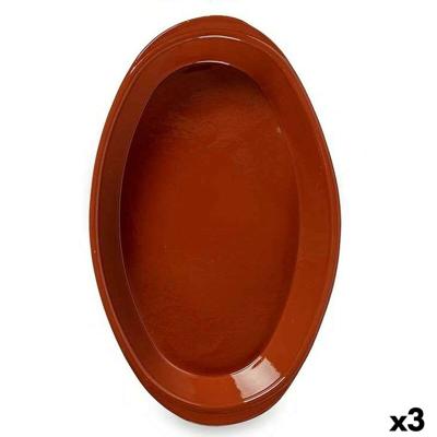 Ovenschaal La Dehesa 0241 0241 Aardewerk 45 x 6,5 x 27 cm (3 Stuks)