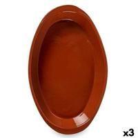 Ovenschaal La Dehesa 0241 0241 Aardewerk 45 x 6,5 x 27 cm (3 Stuks)