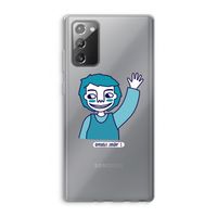 Zwaai: Samsung Galaxy Note 20 / Note 20 5G Transparant Hoesje