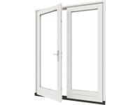 Trendhout Stapeldorpeldeur - dubbel - 2x deur 83,4x216,9 + kozijn 178x226,3 cm - wit (incl. DTS en deurbeslag)- - Hout- Trendhout Trendhout Stapeldorpeldeur - dubbel - 2x deur 83,4x216,9 + kozijn 178x226,3 cm - wit (incl. DTS en deurbeslag)- - Hout- Trendhout