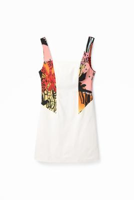 Mini-jurk orchideeën M. Christian Lacroix - WHITE - XL