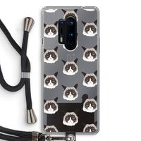 It's a Purrr Case: OnePlus 8 Pro Transparant Hoesje met koord
