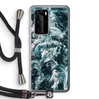 Zee golf: Huawei P40 Pro Transparant Hoesje met koord
