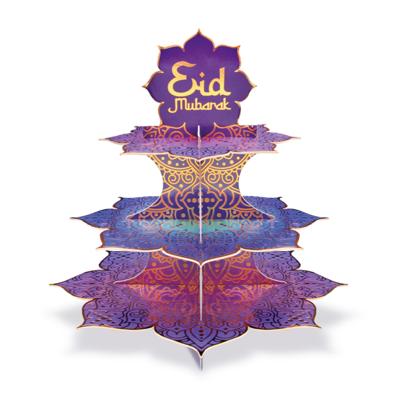 Etagère Eid Murbarak Paars/Blauw