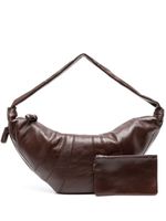 LEMAIRE grand sac porté épaule Croissant en cuir - Marron