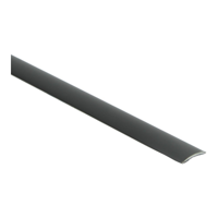 Dilatatieprofiel zelfklevend 30 mm alu zwart - 270 cm