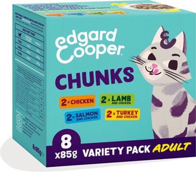 Cat adult multipack 8x85g chunks 68 - Malanico