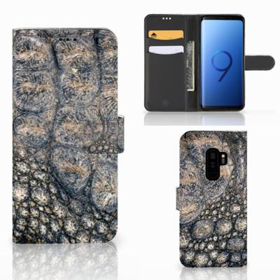 Samsung Galaxy S9 Plus | Telefoonhoesje | Met pasjeshouder | Krokodillenprint