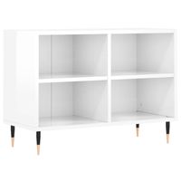 The Living Store Tv-meubel - Modern - 69.5 x 30 x 50 cm - Hoogglans wit - thumbnail