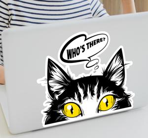 Kat piking laptop skin