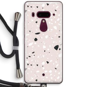 Terrazzo N°20: HTC U12+ Transparant Hoesje met koord