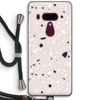 Terrazzo N°20: HTC U12+ Transparant Hoesje met koord