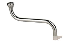 Kirchhoff S-vormige buisuitloop, chroom, 1/2" x 160 mm - 98957118