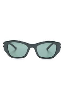 Balenciaga Eyewear lunettes de soleil à monture rectangulaire - Vert