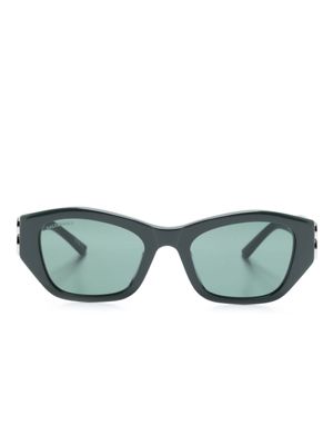 Balenciaga Eyewear lunettes de soleil à monture rectangulaire - Vert