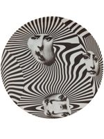 Fornasetti assiette imprimée - Blanc