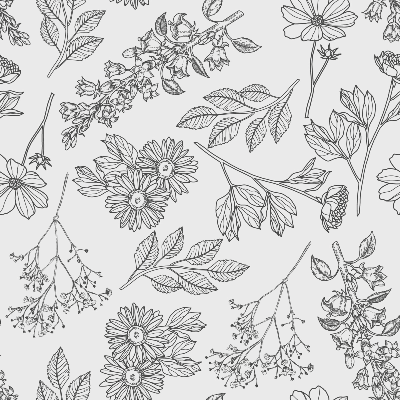Beige bloemmotief behang gang
