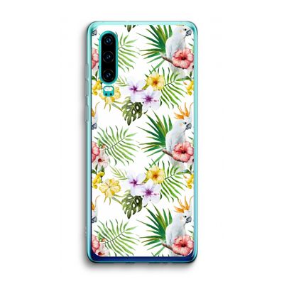 Gele kuif: Huawei P30 Transparant Hoesje