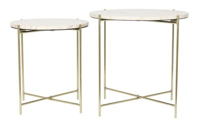 Light & Living Bijzettafel 'Besot' Set van 2 stuks