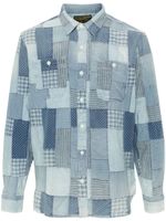 Ralph Lauren RRL t-shirt en coton à design patchwork - Bleu - thumbnail