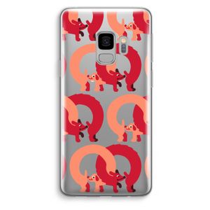 Dogs: Samsung Galaxy S9 Transparant Hoesje