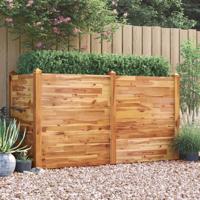 Plantenbak verhoogd 160x60x84 cm massief acaciahout