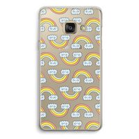 Regenboog: Samsung A3 (2017) Transparant Hoesje