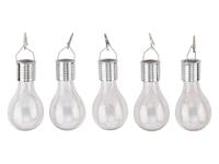 LIVARNO Set van 5 solar tuinlampen (Transparant)
