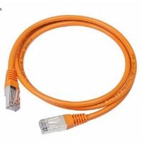 Cablexpert UTP CAT5e Patch Cable, orange, 0.5m - thumbnail