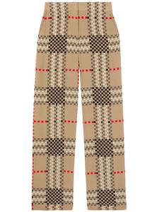 Burberry pantalon ample à carreaux - Tons neutres